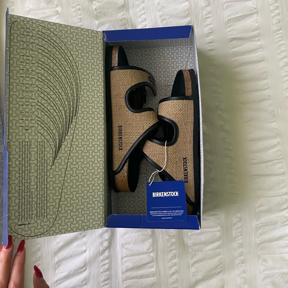 RARE Arizona jute Birkenstock in black - Picture 5 of 7